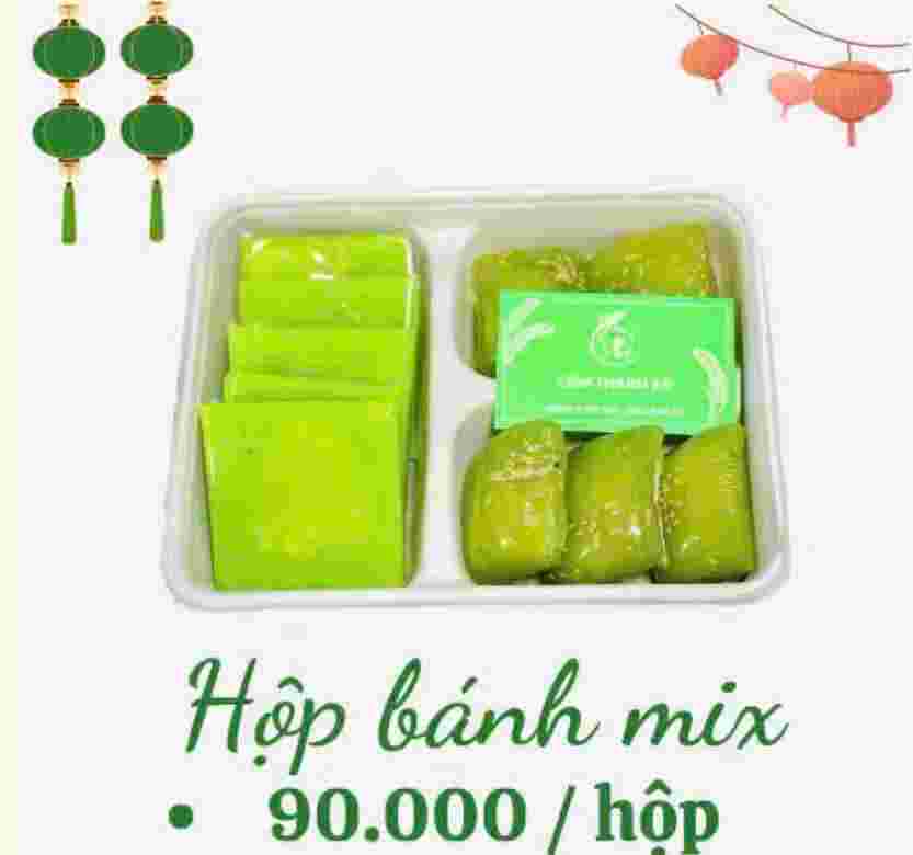 Hộp bánh cốm mix